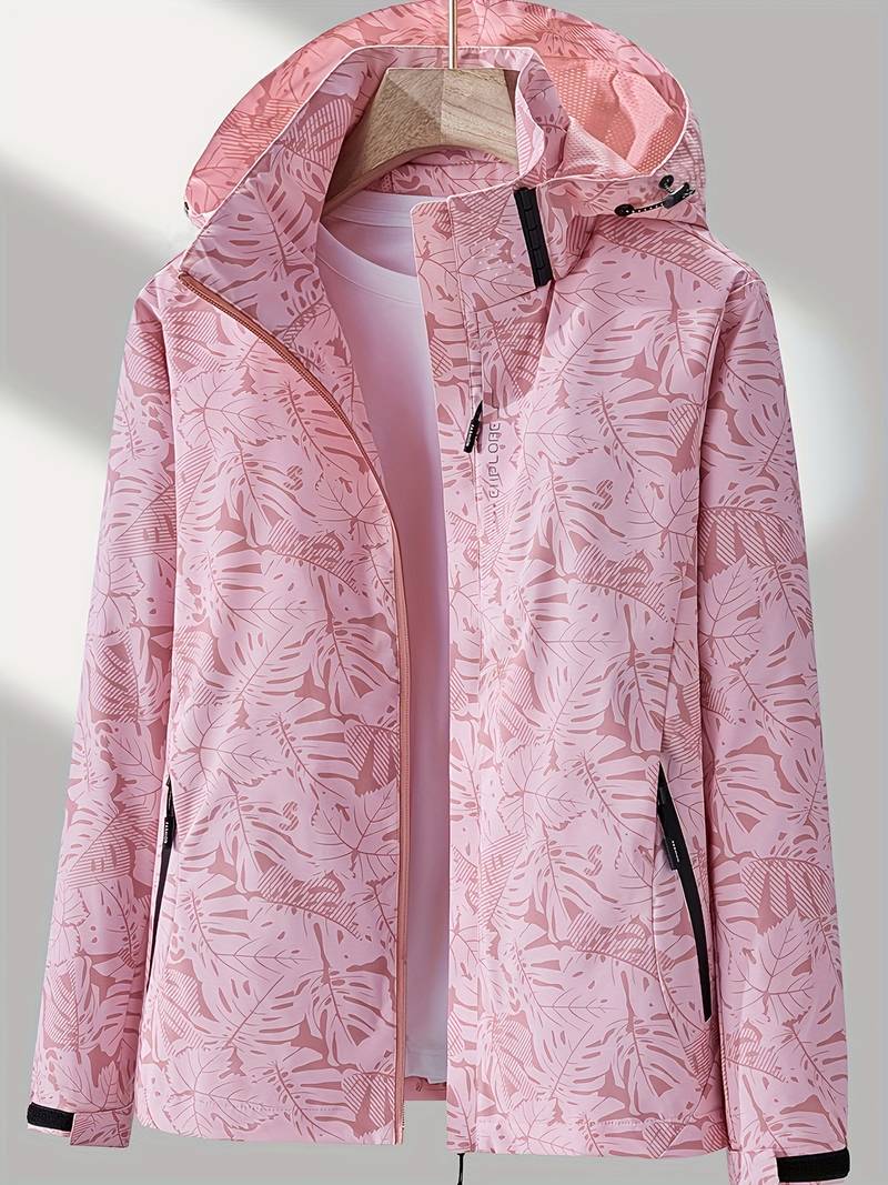Windjack - Met capuchon - Ritssluiting - Waterdichte jas - Winddichte damesjas-Boutique Moda
