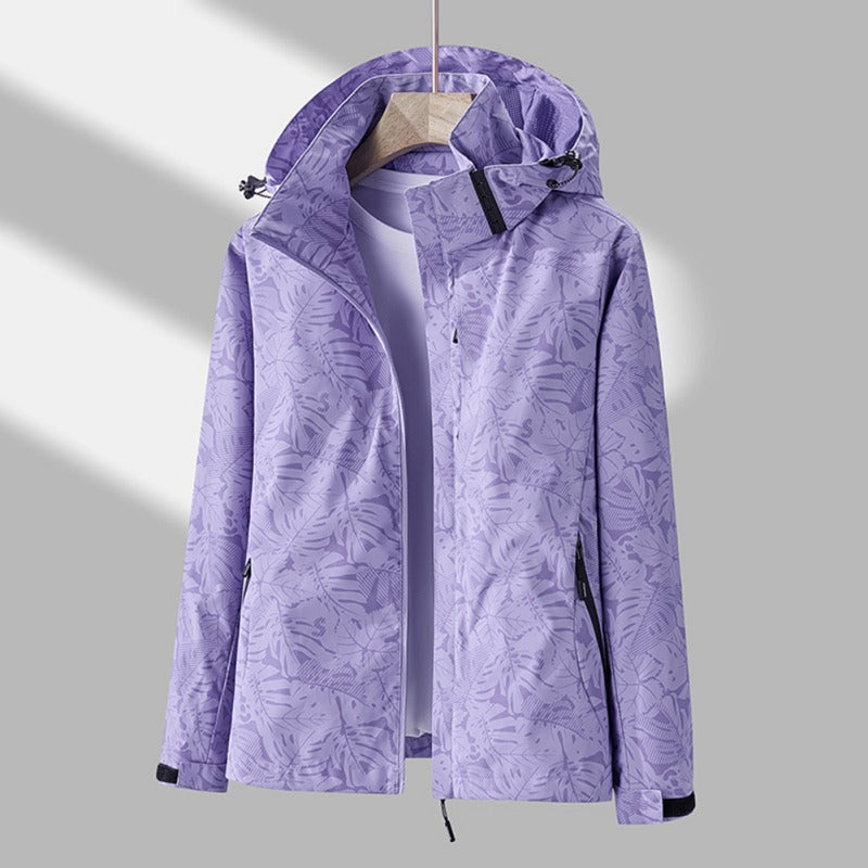 Windjack - Met capuchon - Ritssluiting - Waterdichte jas - Winddichte damesjas-Boutique Moda