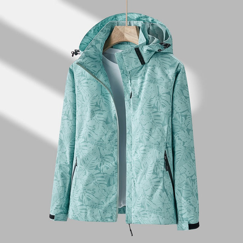 Windjack - Met capuchon - Ritssluiting - Waterdichte jas - Winddichte damesjas-Boutique Moda