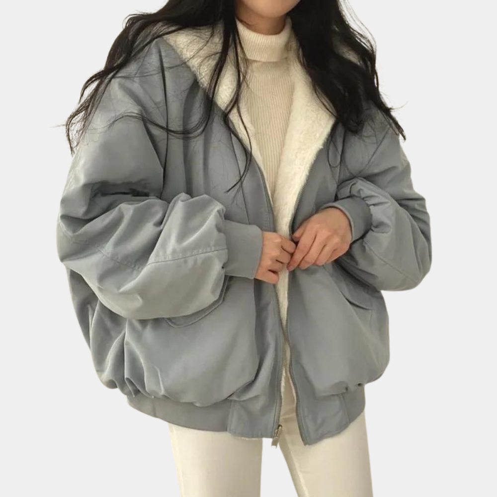 Winter Bomberjas | Warm | Fleece Gevoerd | Oversized Jas | Vrouwen Winterjas-Boutique Moda