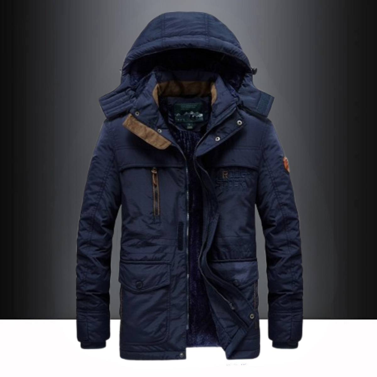 Winter Parka - Warme fleece gevoerde winterjas met capuchon voor heren-Boutique Moda
