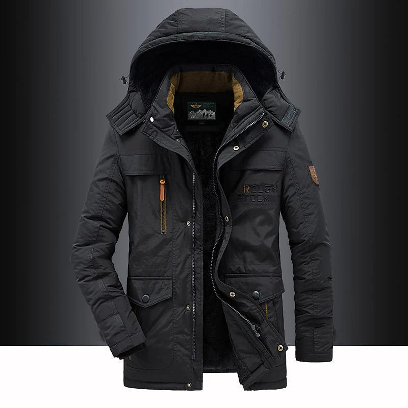 Winter Parka - Warme fleece gevoerde winterjas met capuchon voor heren-Boutique Moda