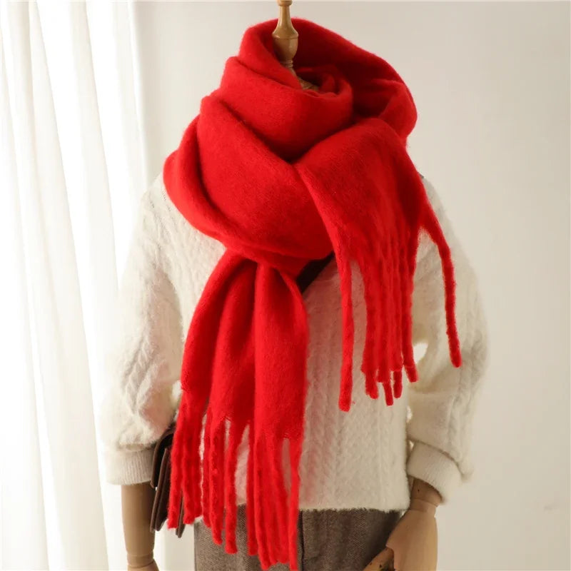 Winter Sjaal - Warm - Groot - Grove Sjaal - Damessjaal-Boutique Moda
