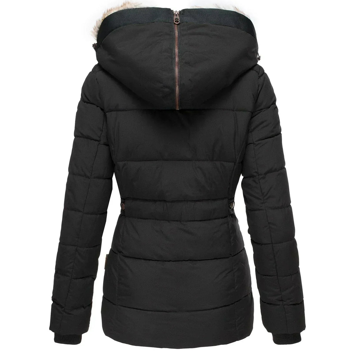 Winterjas | Capuchon | Parka | Gevoerde Jas met Imitatiebont | Winterjas voor Vrouwen