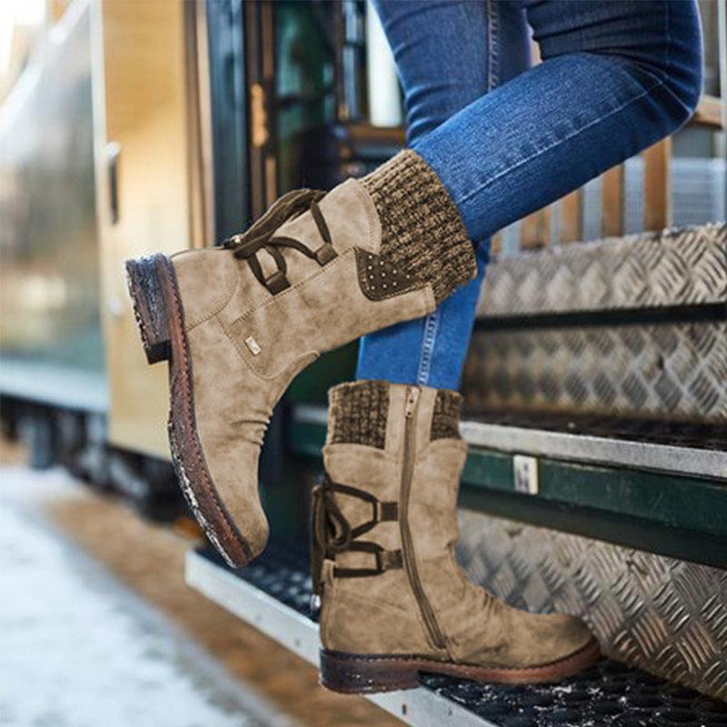 Winterlaarzen | Rits | Antislip | Sneeuwlaarzen | Dameslaarzen