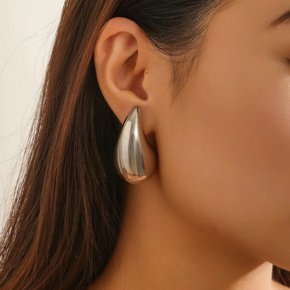 Wolf 'n' Badg'r Teardrop Oorbellen | Waterdruppel sieraden voor dames-Boutique Moda