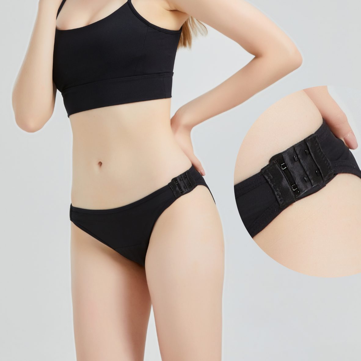 YourFlow Lekvrij Menstruatieondergoed (3 st), met sluiting, makkelijk verwisselbaar-Boutique Moda