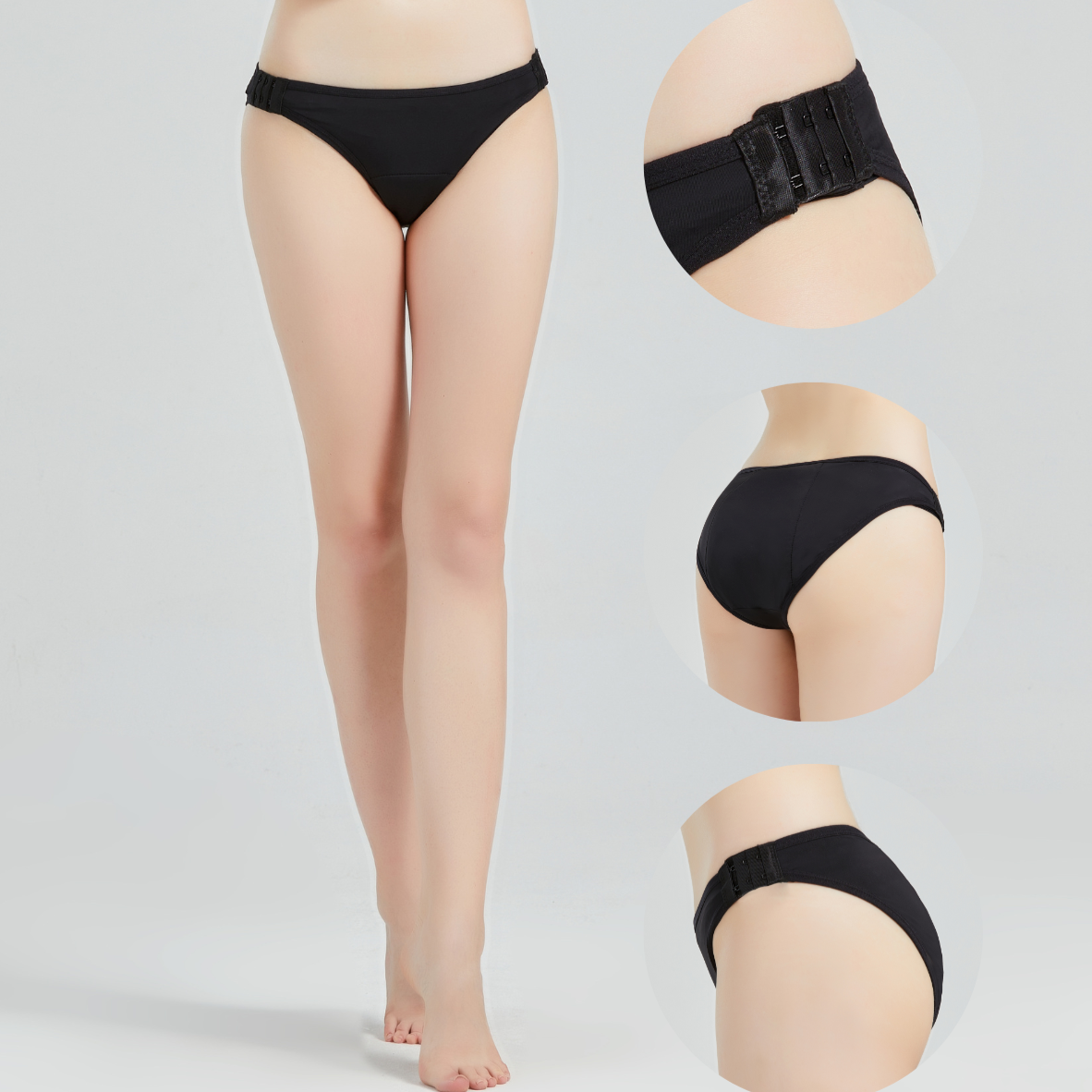 YourFlow Lekvrij Menstruatieondergoed (3 st), met sluiting, makkelijk verwisselbaar-Boutique Moda