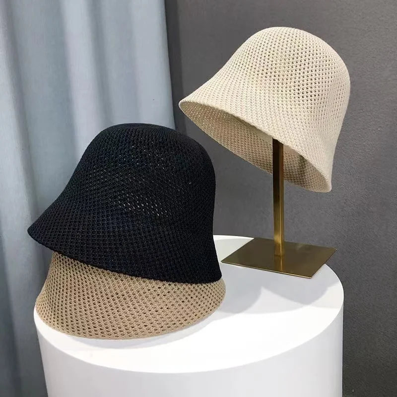Zonnehoed - Lichtgewicht - Stro - Bucket Hat - Zomerhoeden voor dames-Boutique Moda