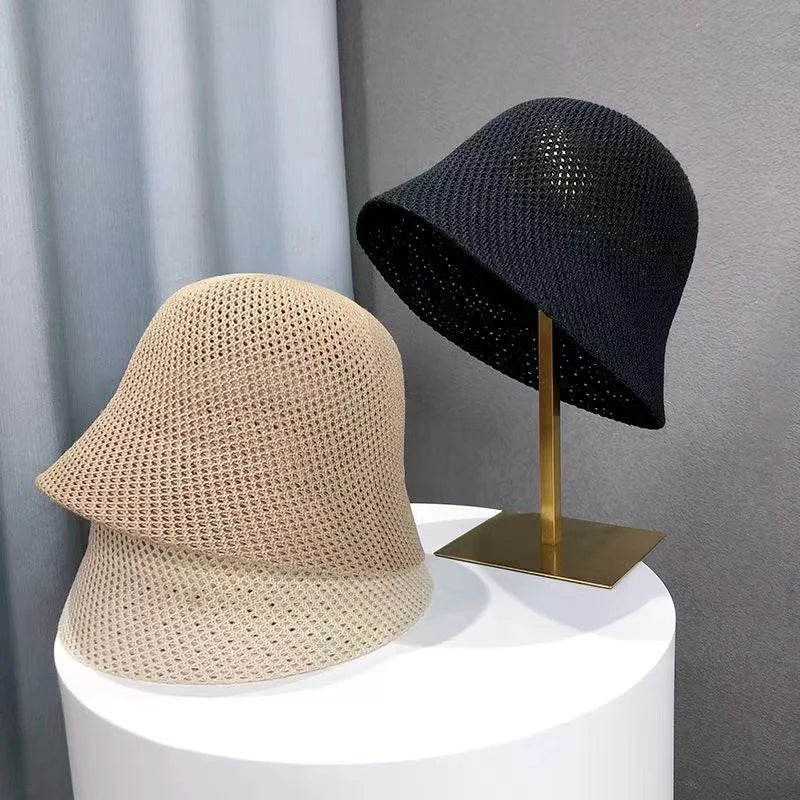 Zonnehoed - Lichtgewicht - Stro - Bucket Hat - Zomerhoeden voor dames-Boutique Moda