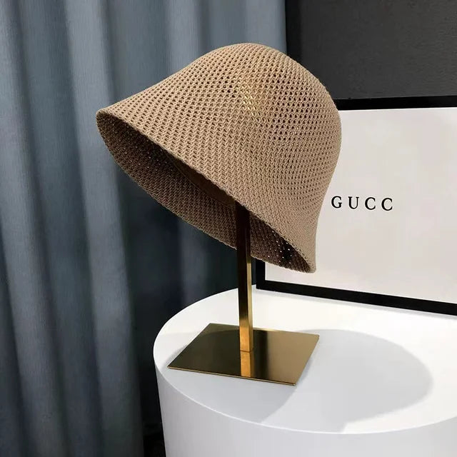 Zonnehoed - Lichtgewicht - Stro - Bucket Hat - Zomerhoeden voor dames-Boutique Moda