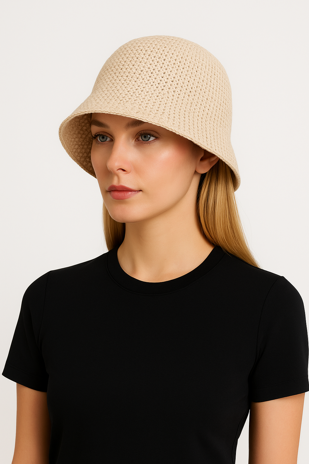 Zonnehoed - Lichtgewicht - Stro - Bucket Hat - Zomerhoeden voor dames-Boutique Moda