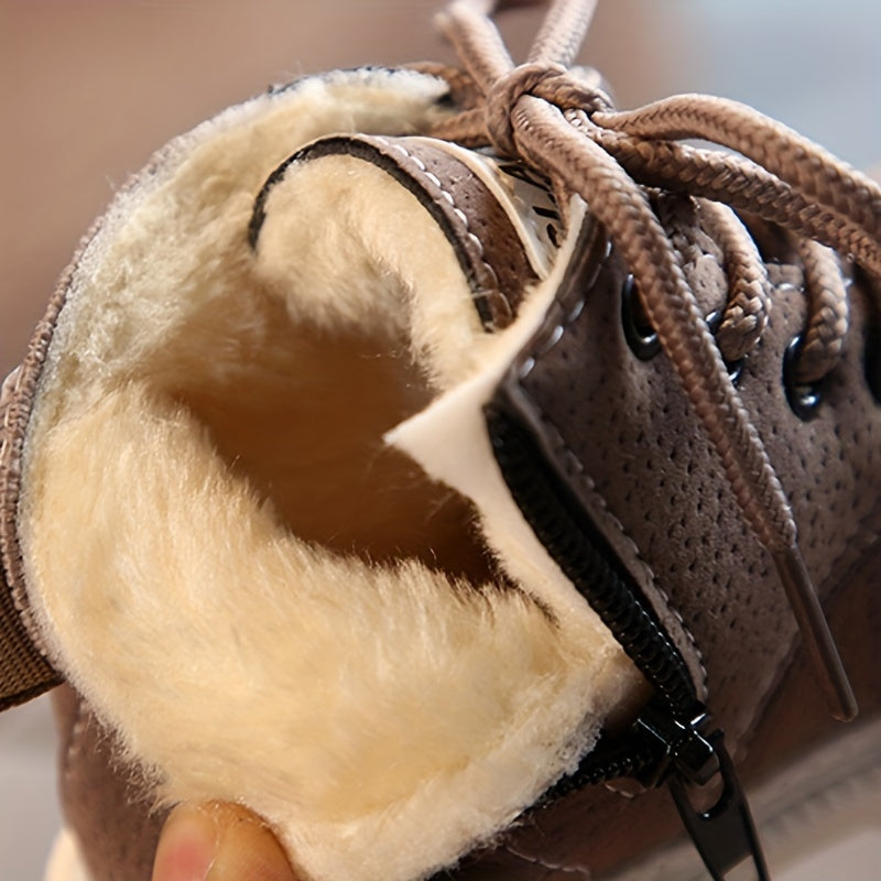 Zuigelingenlaarzen | Veterschoenen | Fleece gevoerd | Babylaarzen | Kinderlaarzen