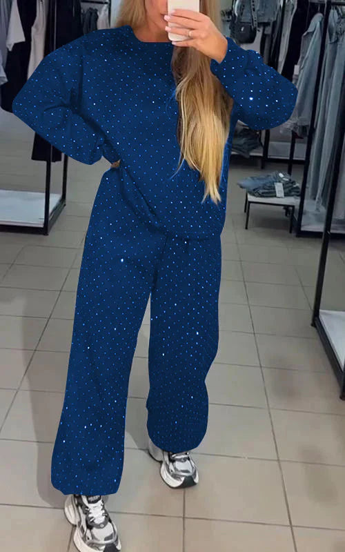 Zweet Set - Sprankelend - Comfy - Joggerset - Dameskleding-Boutique Moda