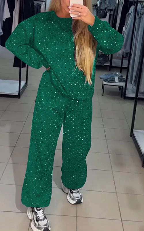 Zweet Set - Sprankelend - Comfy - Joggerset - Dameskleding-Boutique Moda