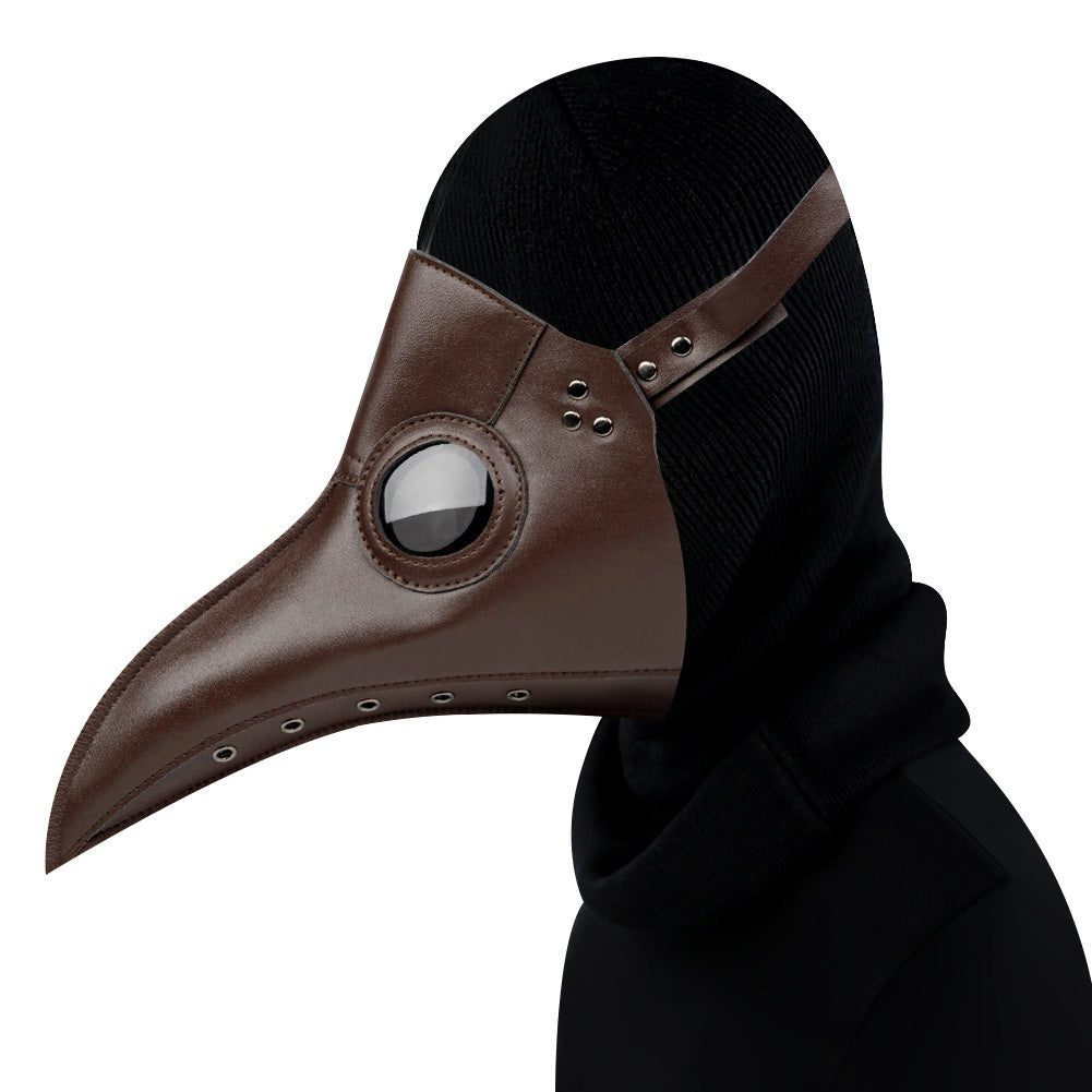 Klassiek Pestdokter Masker | Gladde Snavel | Kunstleer | Gesp