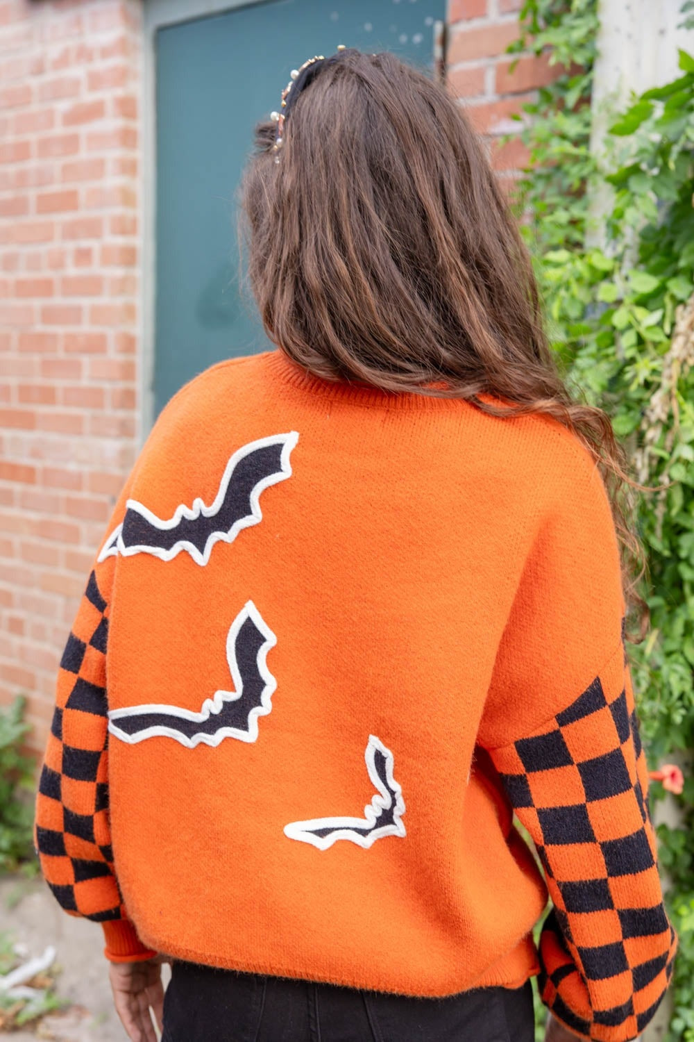 Oranje vleermuistrui, achterkant