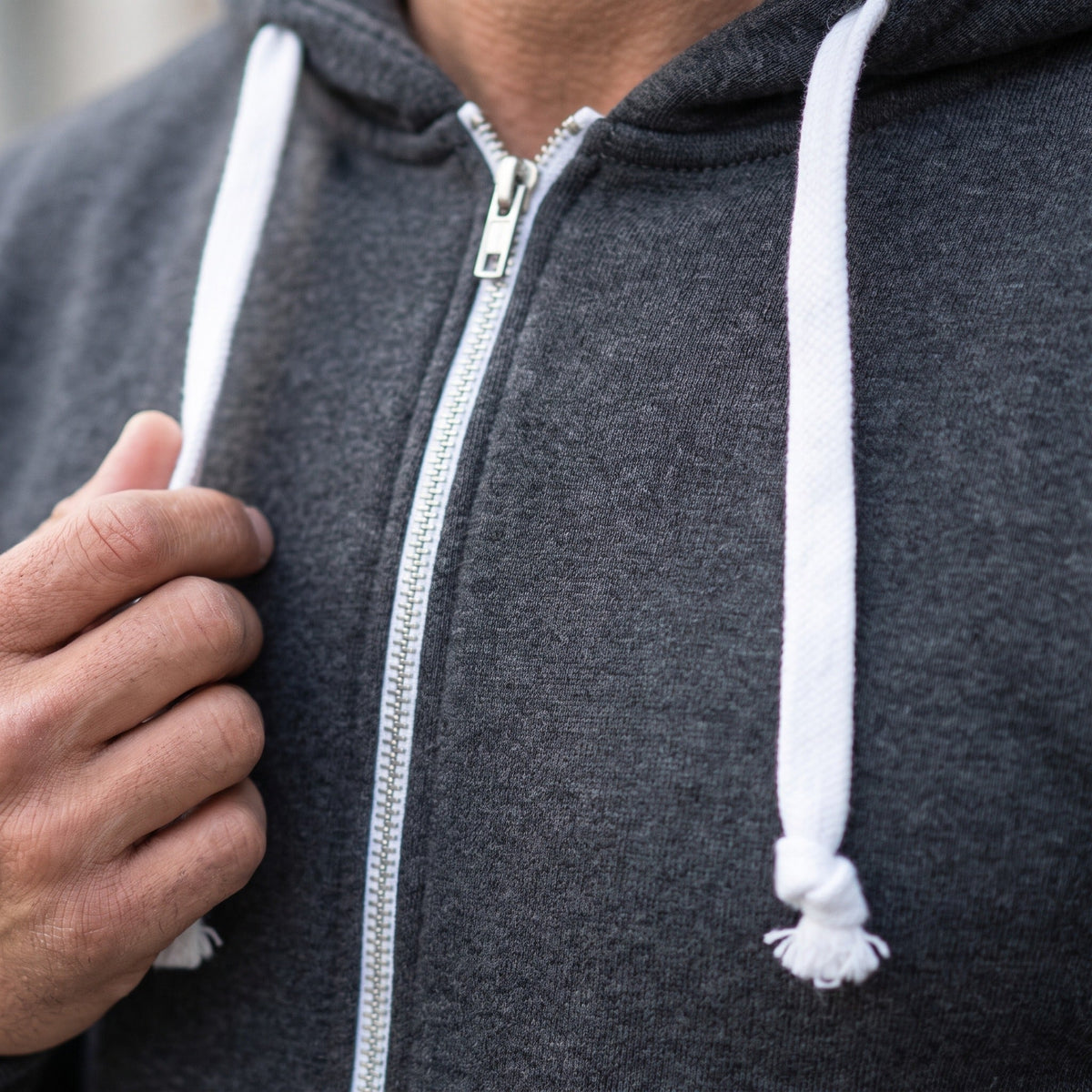 Fleece Vest met Capuchon Heren | Trekkoord | 4 Kleuren
