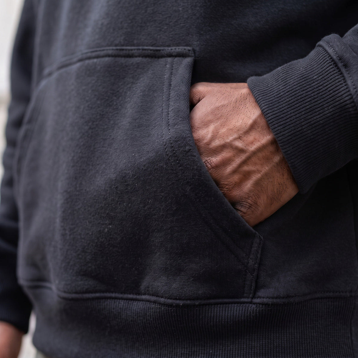 Ruime Hoodie Heren van Dikke Sweatstof | 6 Kleuren