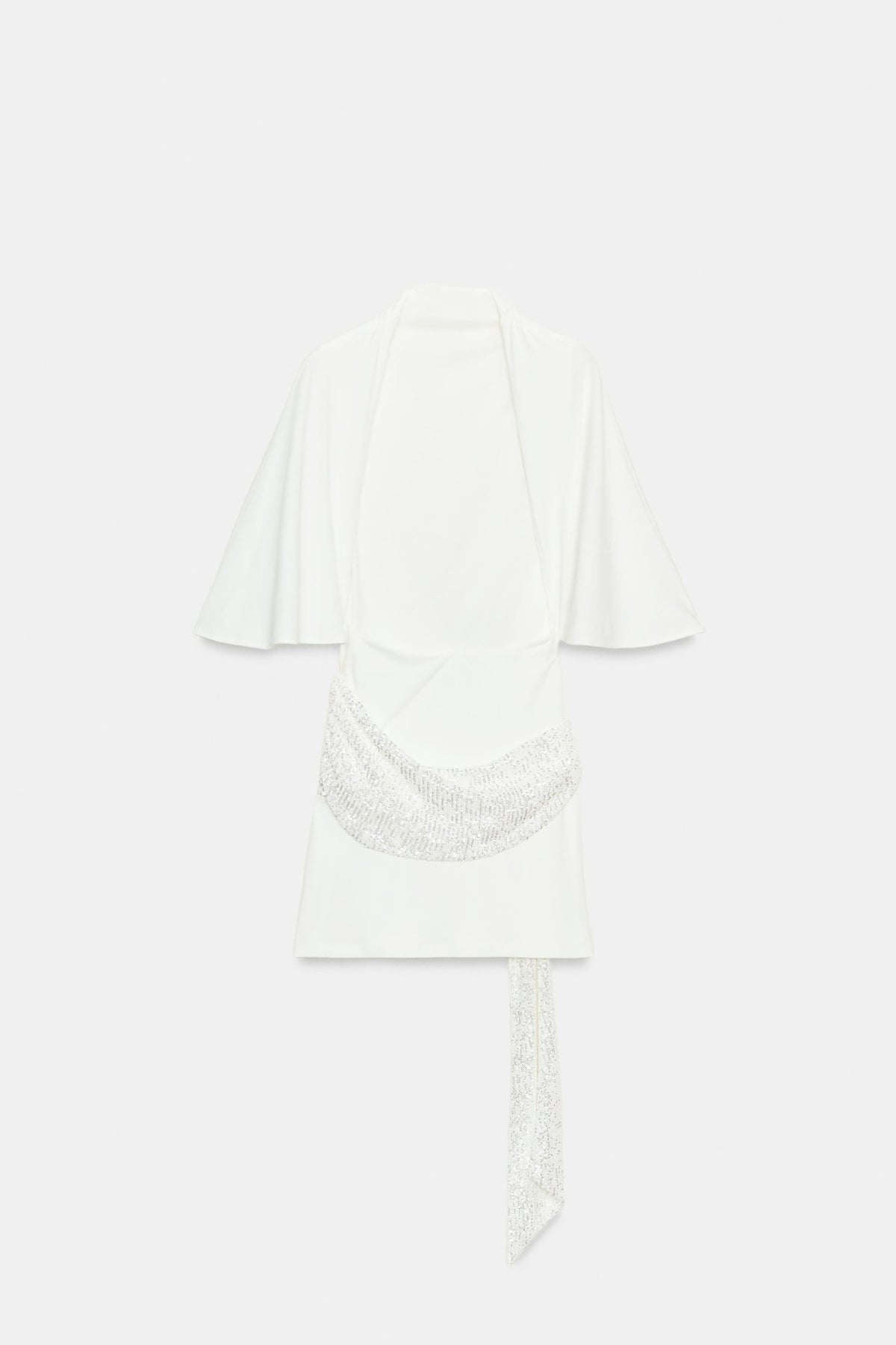 Feestjurk Dames | Mini | Paillettensjerp | Open Rug-Boutique Moda