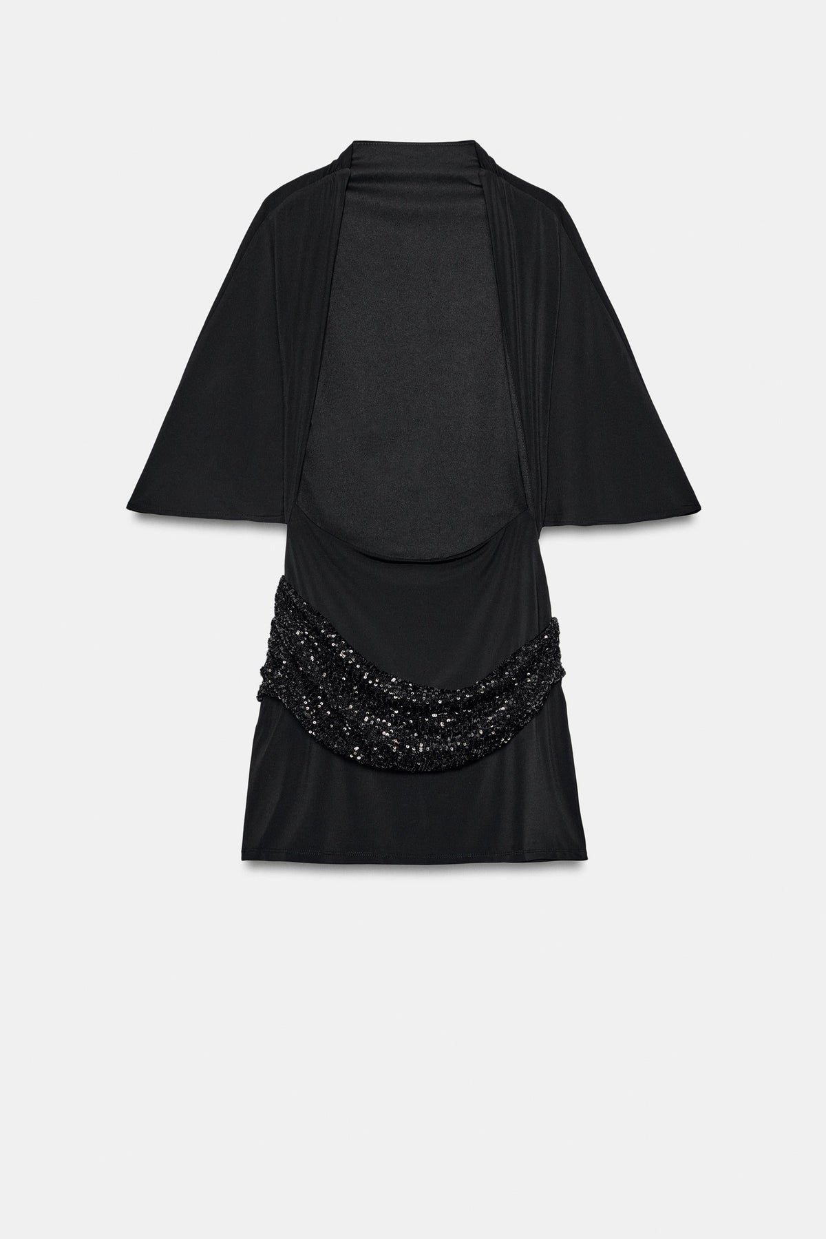 Feestjurk Dames | Mini | Paillettensjerp | Open Rug-Boutique Moda