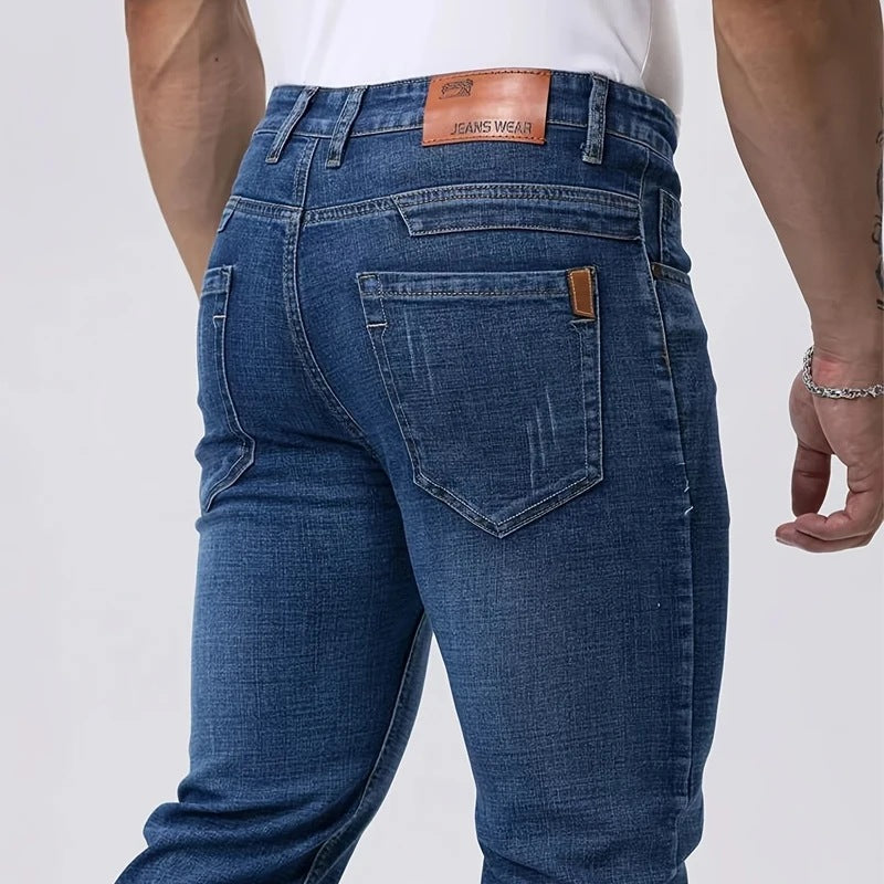 Stretch Jeans Heren | Rechte Pijp | Denim