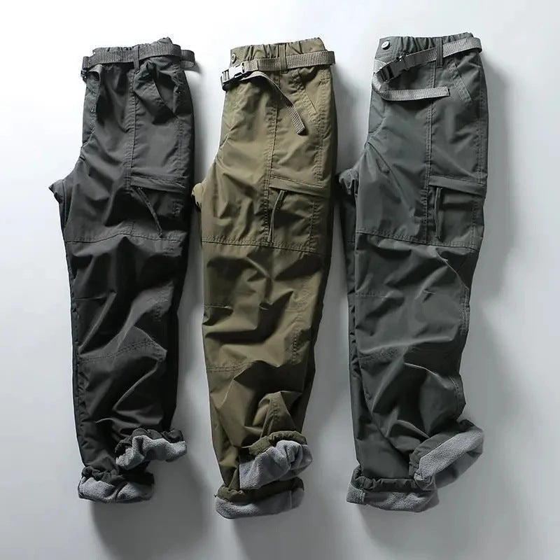 Thermobroek Heren | Fleecevoering | Cargo | Riem