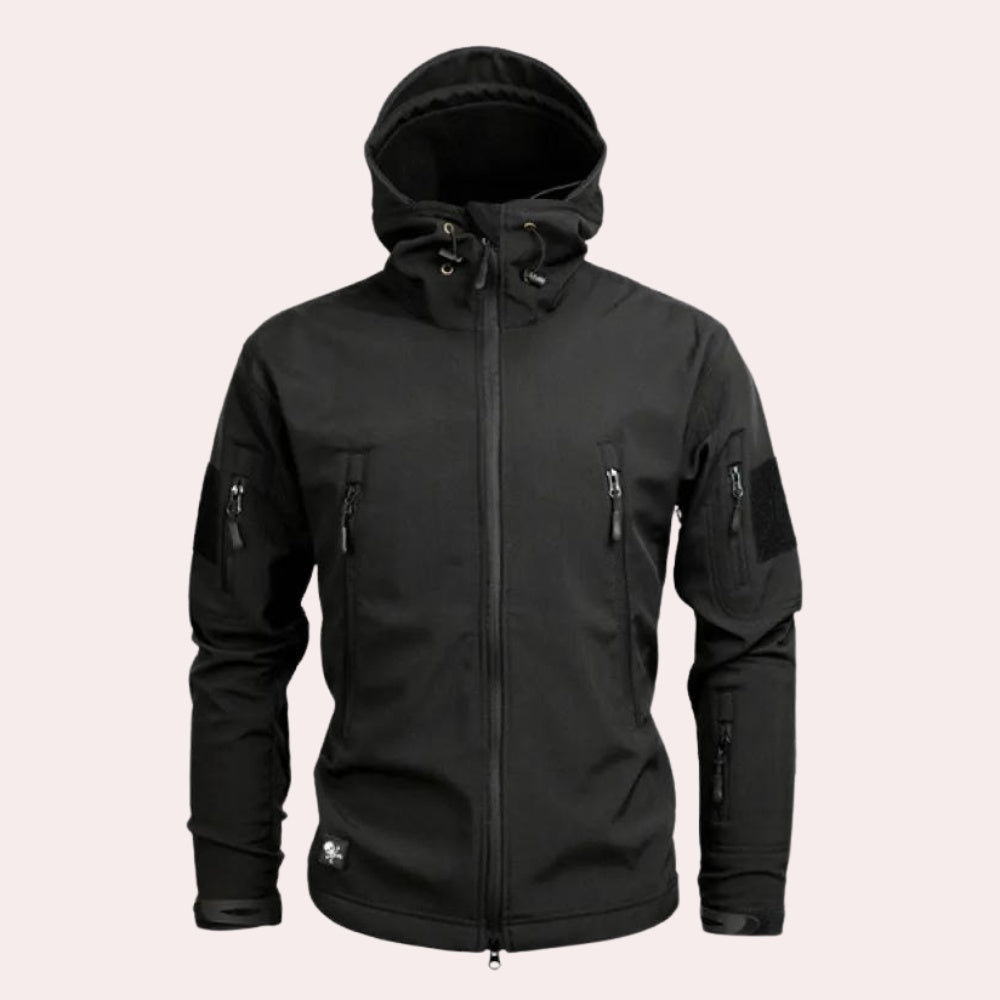 Softshell Jack Heren | Capuchon | Waterafstotend | Ritszakken