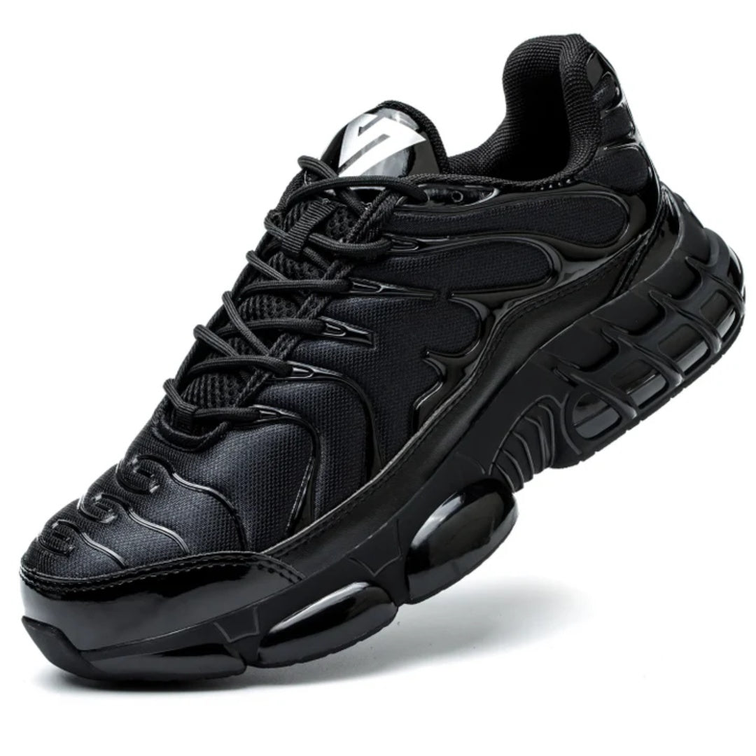 Sneakers Heren in Zwart | Dikke Zool | Veters
