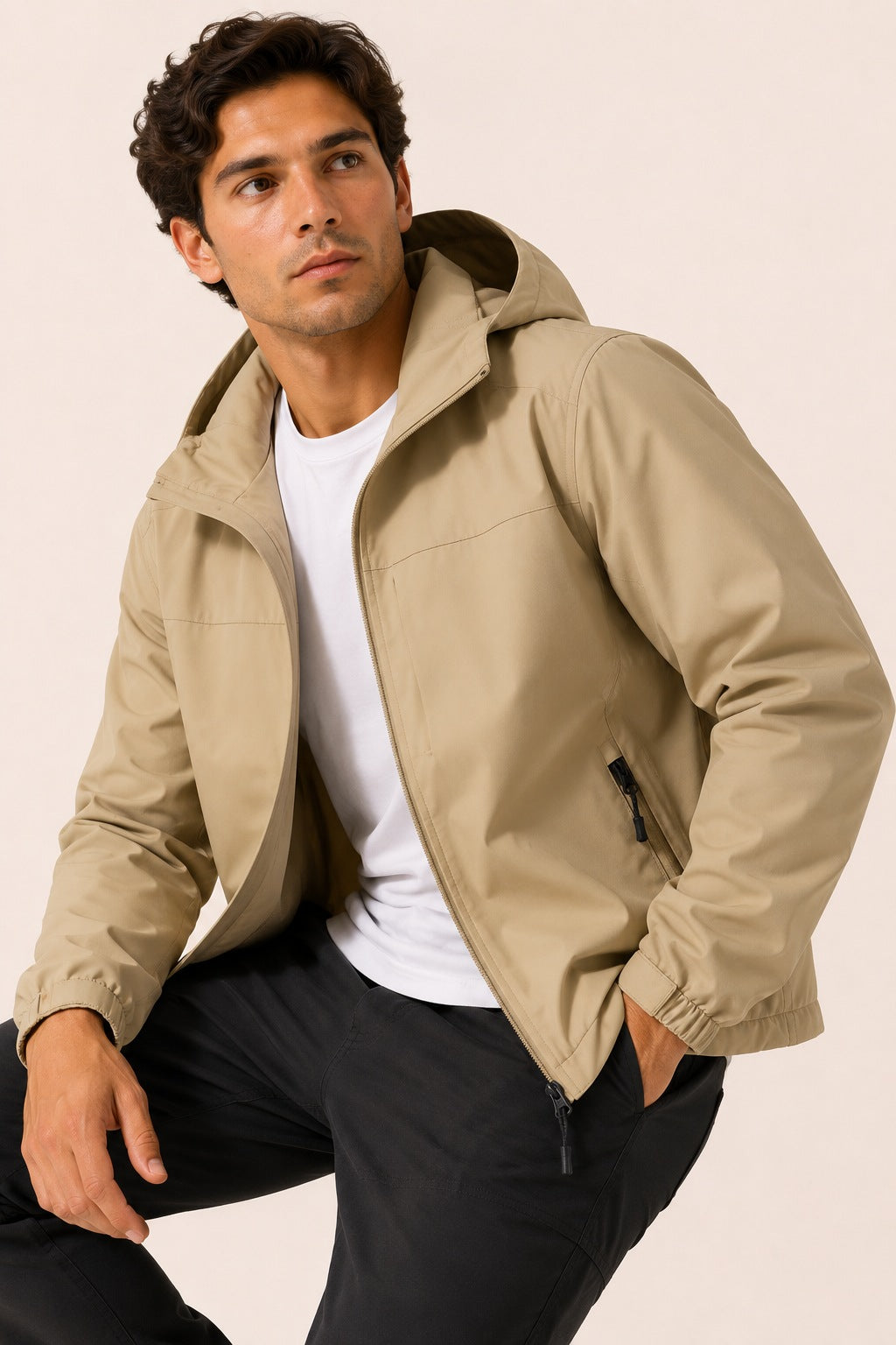Outdoorjas Heren | Waterdicht | Licht | Capuchon