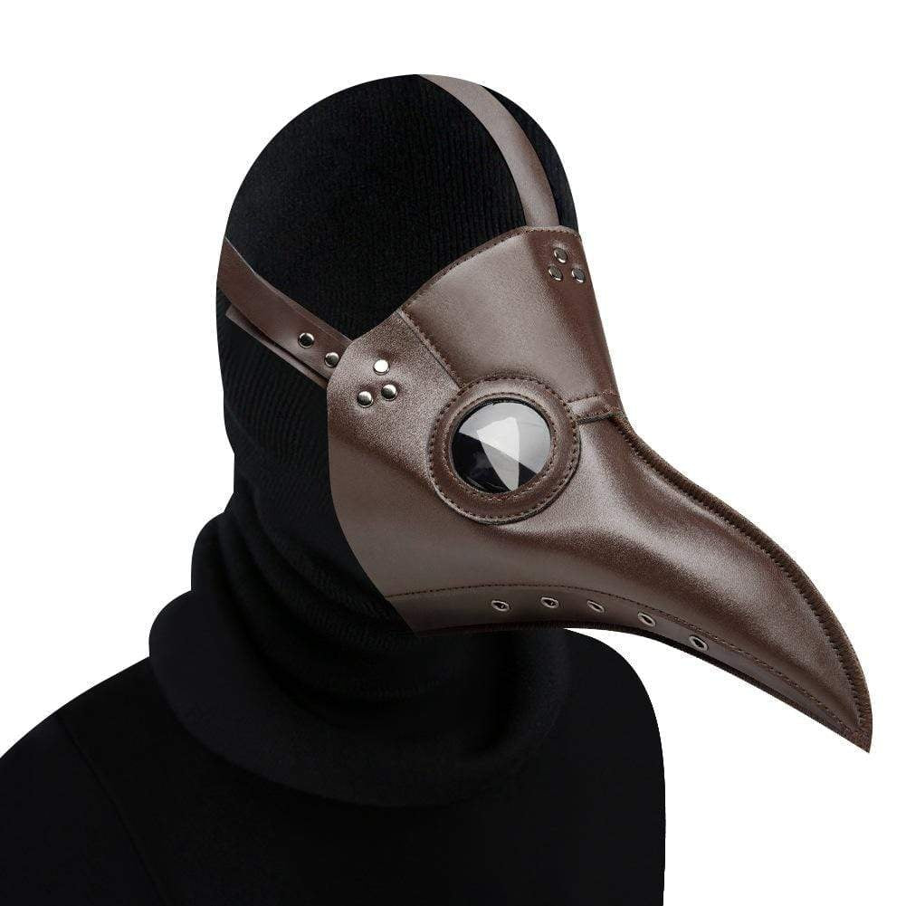 Klassiek Pestdokter Masker | Gladde Snavel | Kunstleer | Gesp