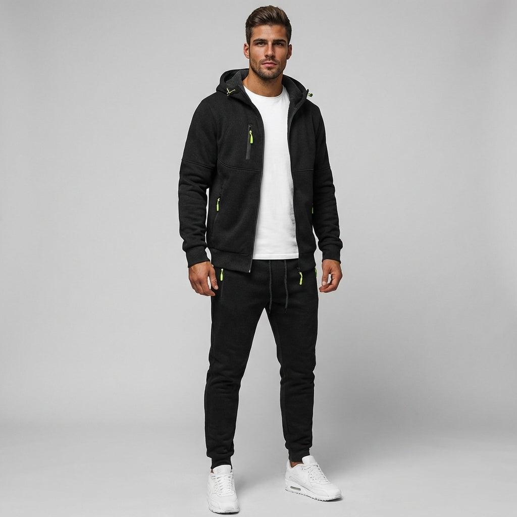 Joggingpak Heren met Ritszakken | Hoodie met Rits | 4 Kleuren