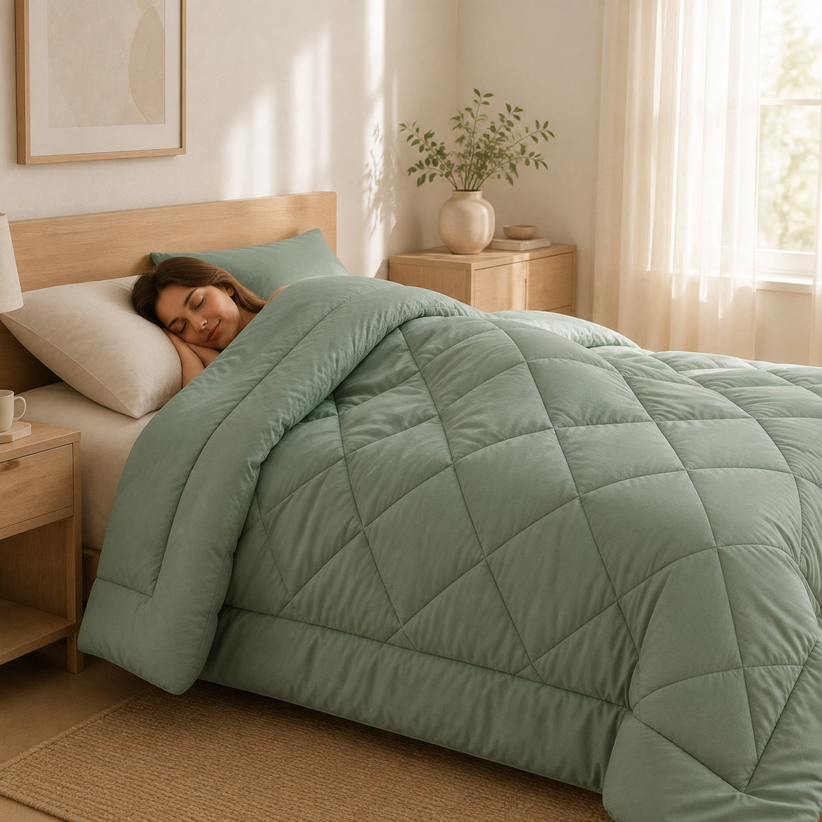 2 in 1 Dekbed zonder Overtrek | 2 Kussenslopen | 9 Kleuren