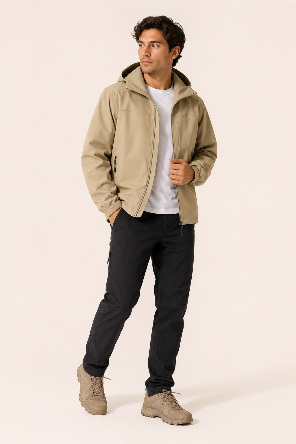 Outdoorjas Heren | Waterdicht | Licht | Capuchon
