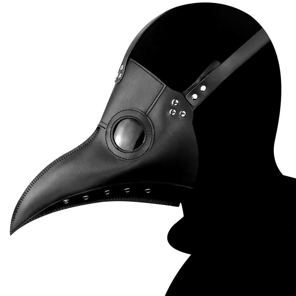 Klassiek Pestdokter Masker | Gladde Snavel | Kunstleer | Gesp