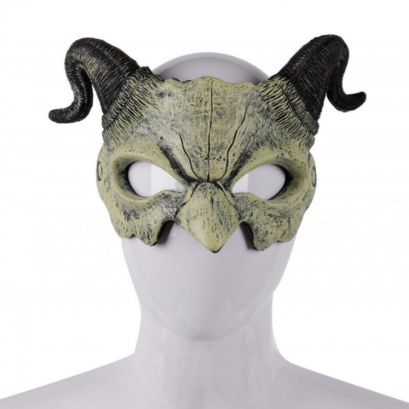 Duivel Halfmasker | Hoorns | 5 Ontwerpen | Halloween Masker