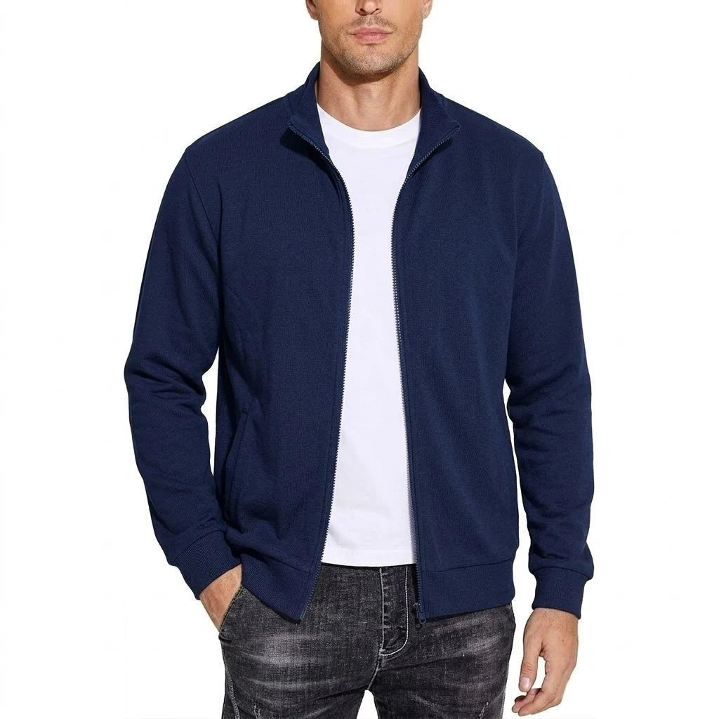 Sweatvest Heren met Kraag en Zakken | 6 Kleuren