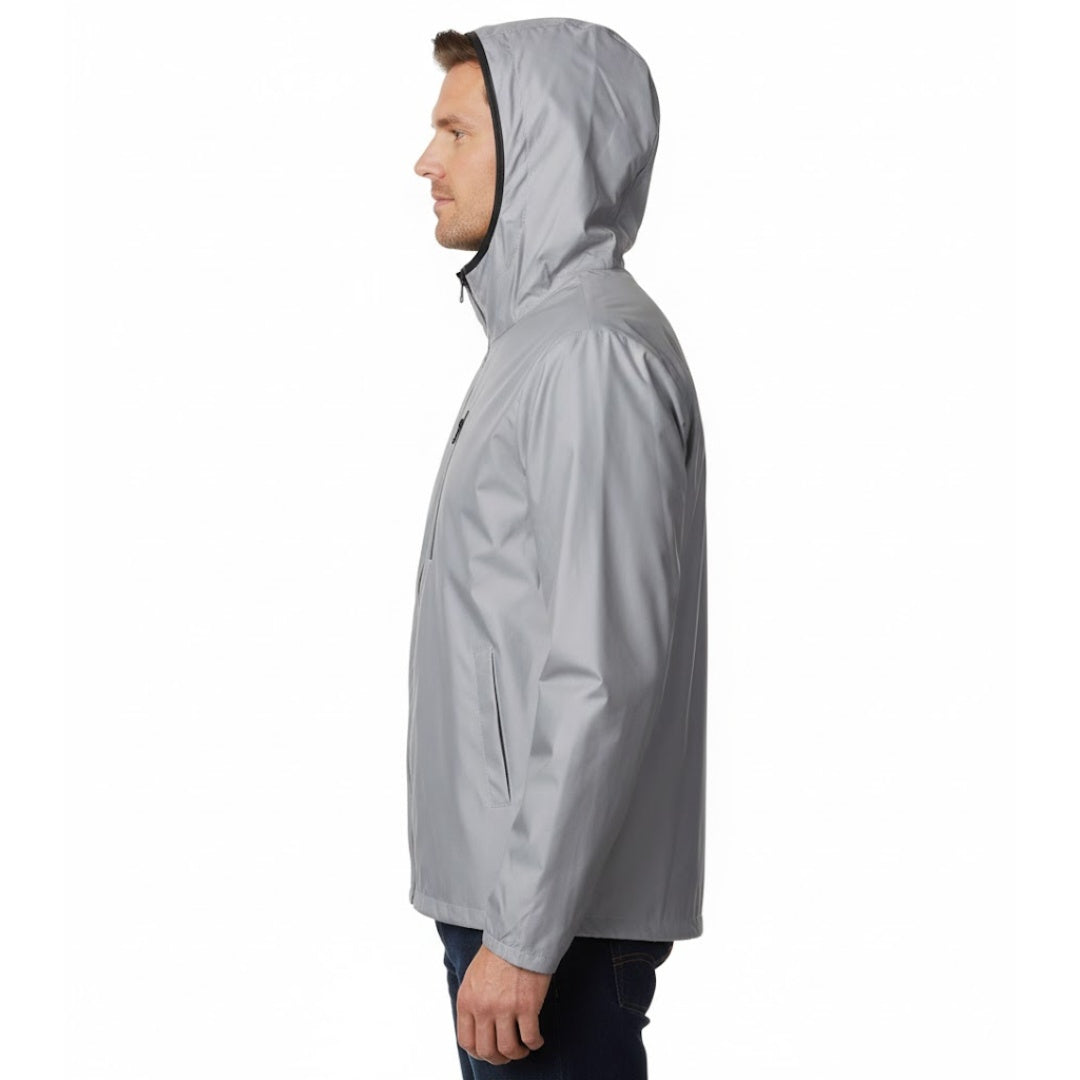 Reflecterende Regenjas Heren | Capuchon | Waterdicht | Winddicht