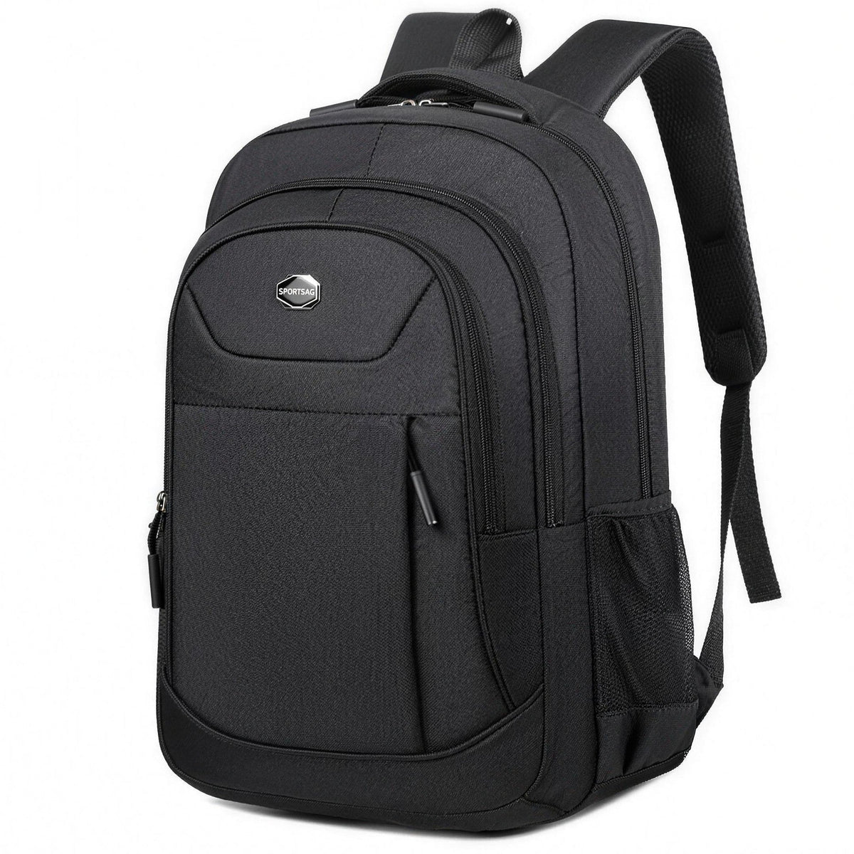 Rugzak met Laptopvak | Oxford Stof | Gevoerde Rug | Flesvakken