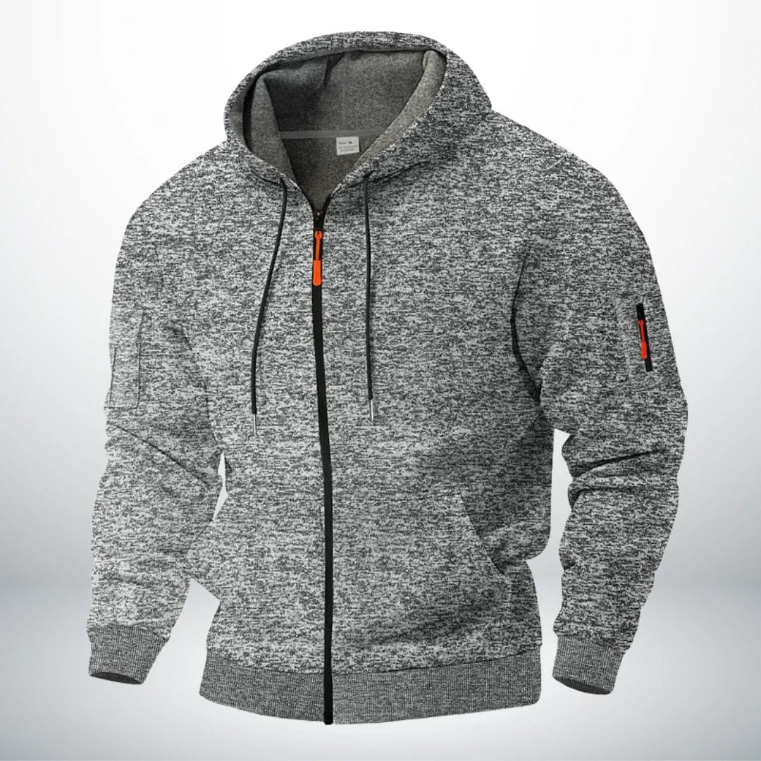 Hoodie Vest Heren van Gemêleerd Breisel | Mouwzak | 5 Kleuren