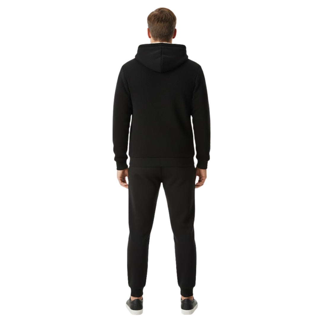 Trainingspak Heren met Gevoerd Vest | Capuchon en Rits