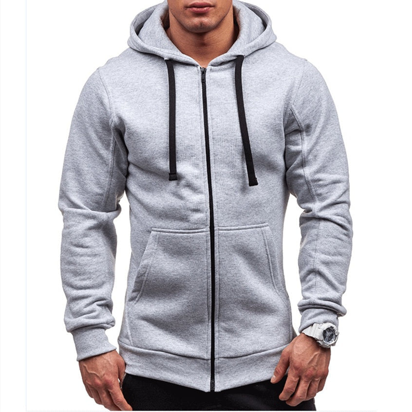 Fleece Vest met Capuchon Heren | Trekkoord | 4 Kleuren