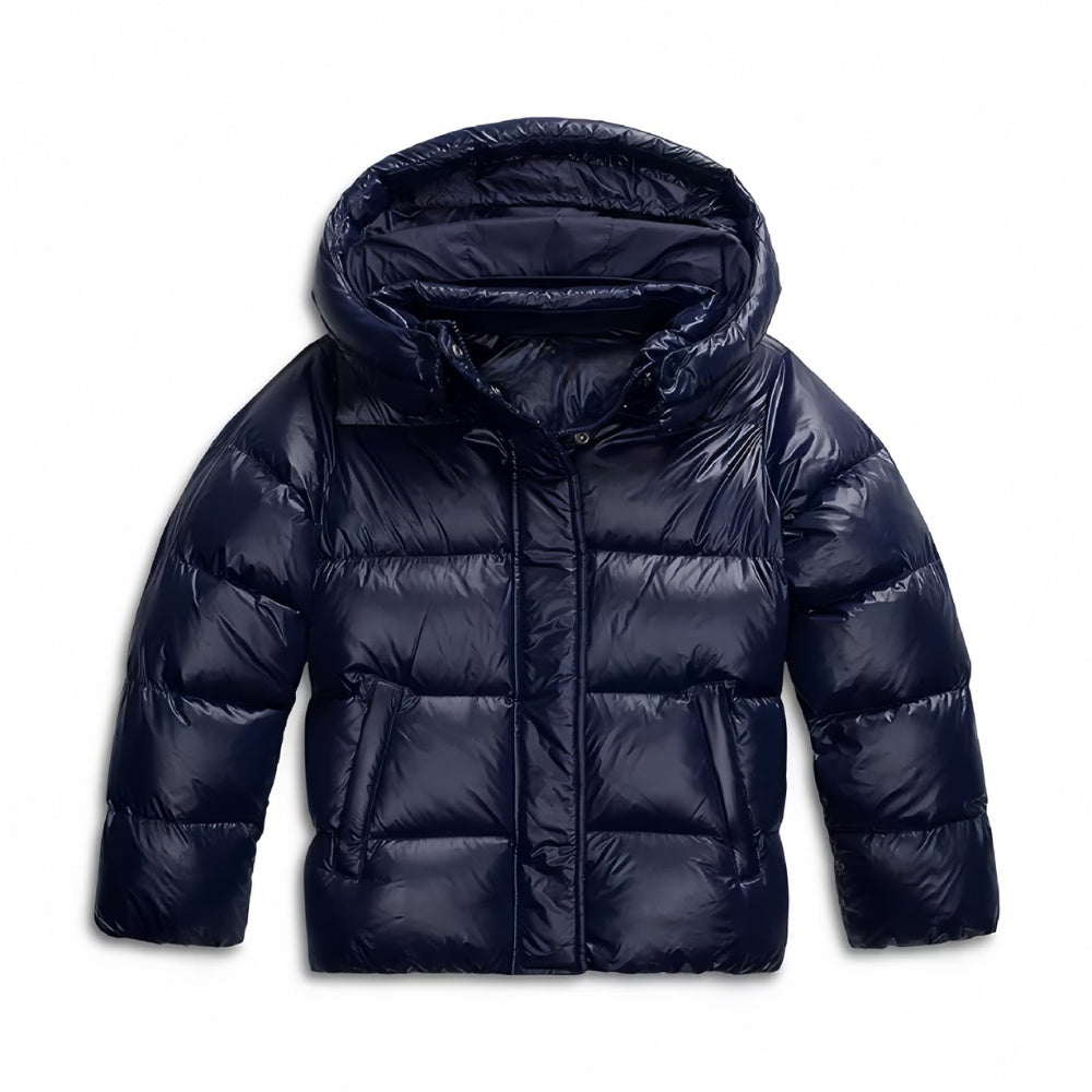 Gewatteerde Winterjas Dames met Capuchon | Glanzend | 2 Kleuren