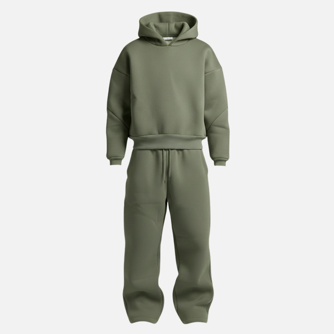 Oversized Joggingpak Heren | Hoodie en Wijde Joggingbroek | 6 Kleuren