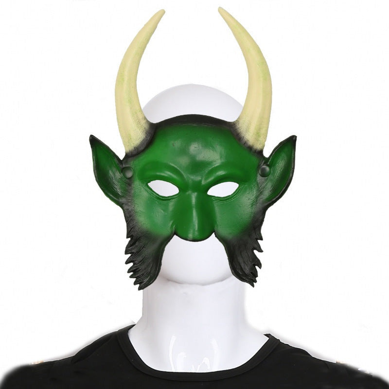Duivel Halfmasker | Hoorns | 5 Ontwerpen | Halloween Masker
