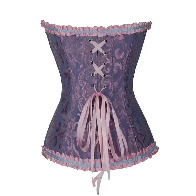 Korset Dames | Brokaatlook | Haken Sluiting | 7 Kleuren