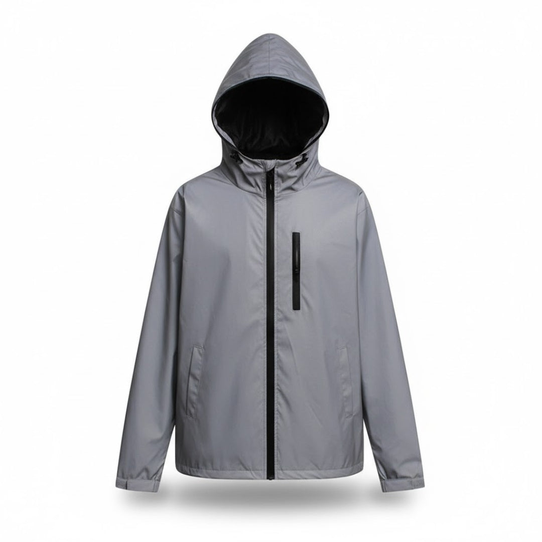 Reflecterende Regenjas Heren | Capuchon | Waterdicht | Winddicht
