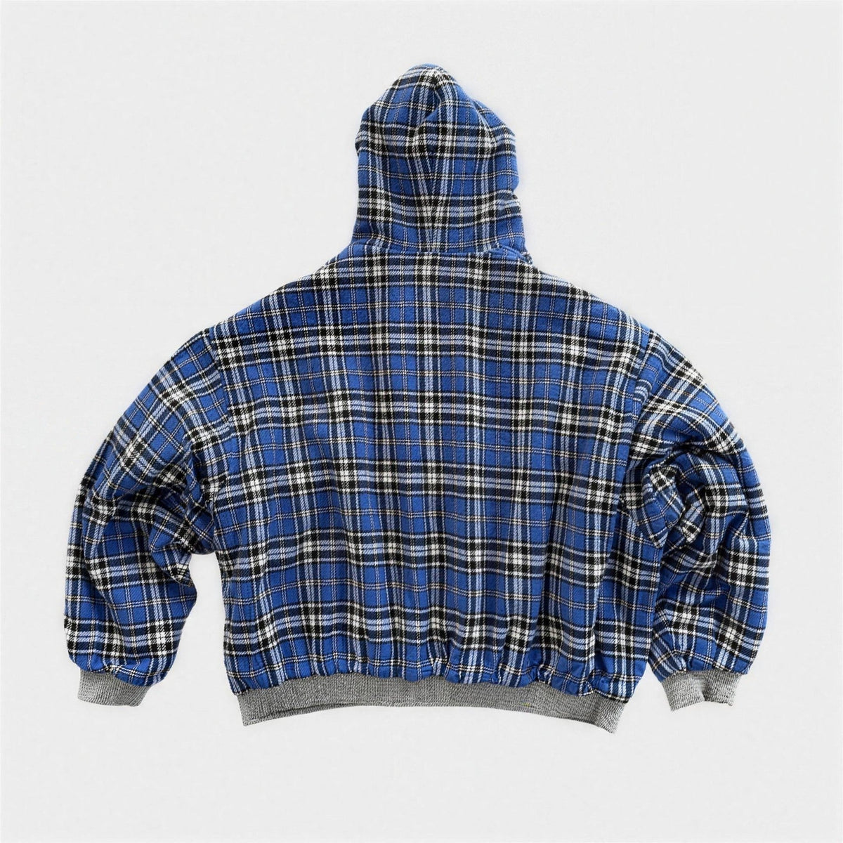 Omkeerbare Hoodie Heren | Rits | Oversized | Geruit