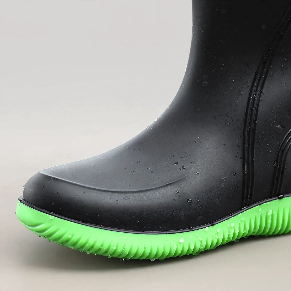 Gevoerde Kniehoge Regenlaarzen Heren | Gekleurde Zool | 3 Kleuren