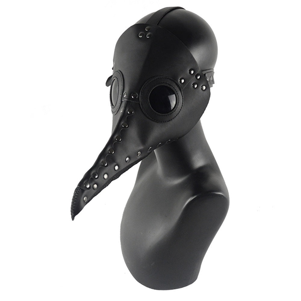 Pestdokter Masker | Kunstleer | Klinknagels | Lange Snavel | Band